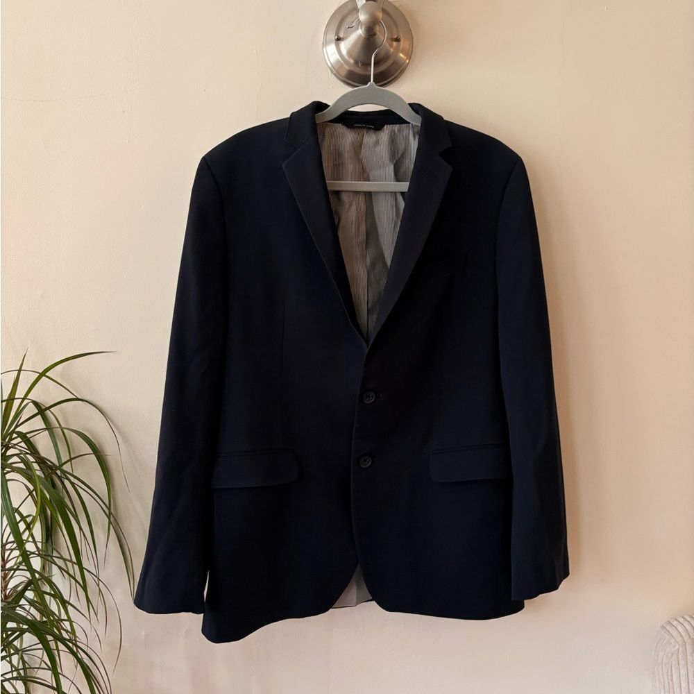 Banana Republic Men’s Black Slim Fit Blazer Modern Fit Suit Jacket Business